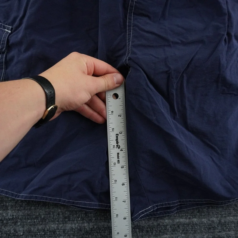 Vintage Y2K Ocean Pacific Swim Trunks Mens Large Navy Blue Cargo Board Shorts